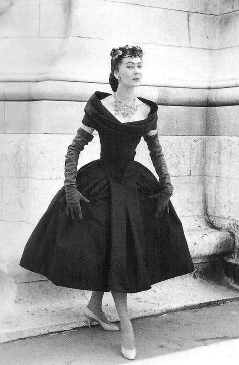 Vintage Dior Dress, Christian Dior New Look, Dior New Look, 1950 Fashion, Glamour Vintage, Dior Dress, Dior Vintage, Fashion 1950s, Cary Grant