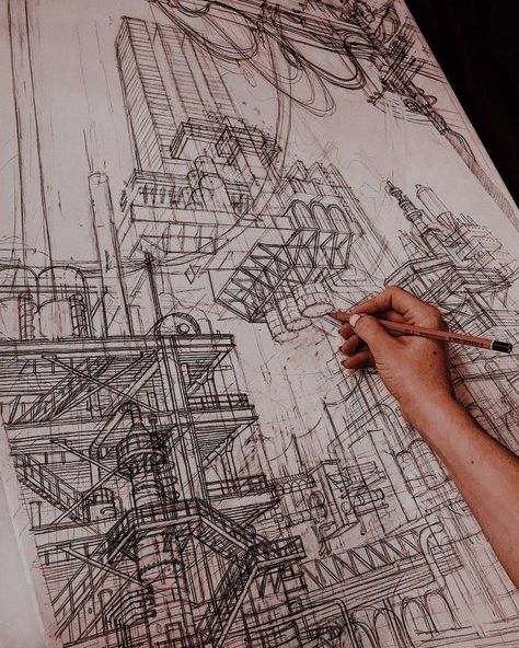 Sketches Of Buildings, Architecture Sketches, Architectural Sketches, نباتات منزلية, Building Sketch, Gothic Cathedrals, Architecture Design Sketch, Architecture Drawing Art, Arte Sketchbook