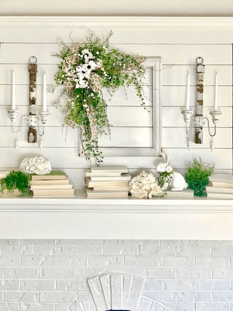 8 Ways to Use Empty Picture Frames in Decor Diy With Old Picture Frames, Wreath In Frame Wall Art, Empty Picture Frames On The Wall Vintage, Antique Shutters Wall Decor, Antique Picture Frame Ideas, Empty Picture Frames On The Wall, Decorating With Picture Frames, Empty Frame Ideas, Empty Picture Frame Ideas