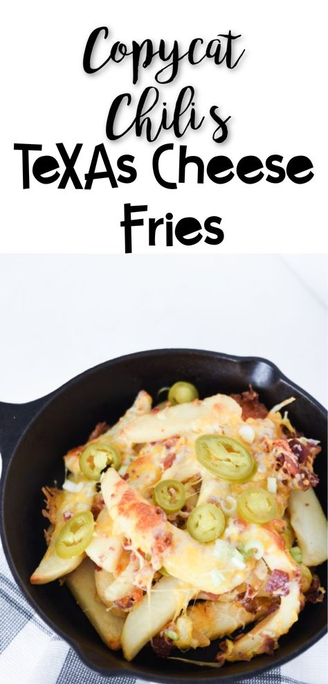 Chili's Copycat Texas Cheese Fries via @simplysidedishes89 Texas Cheese Fries, Potluck Side Dishes, Gluten Free Sides Dishes, Copycat Restaurant Recipes, Cheese Fries, Best Side Dishes, Easy Delicious Recipes, Game Day Food, Savory Snacks