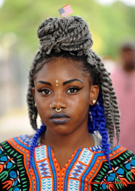 damionkare: “ Afropunk Day 2 Photographer: Damion Reid Fort Greene, Brooklyn ” Keri Hilson Braids, Havana Mambo Twist Crochet, Fort Greene Brooklyn, Afropunk Festival, Piercing Face, Afro Punk Fashion, Afro Twist, Afro Punk, Braids For Black Women