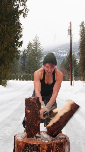 Nicole Maple Coenen on Instagram: "Thank you @vikingwoodsplitter This'll be fun! #vikingwoodsplitter #woodchopping #canada #blacksmithing #Canadian #canadianbusiness #smallbusiness" Nicole Maple Coenen, Canadian Style, Lumberjack Woman Aesthetic, Female Lumberjack, Lumberjack Woman, Wood Worker Aesthetic, Female Woodworker, Female Lumberjack Aesthetic, Lumberjack Lesbian Aesthetic