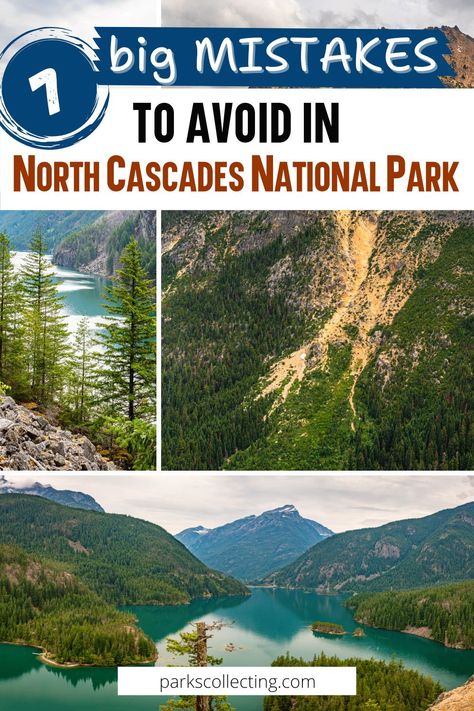 Heading to North Cascades National Park? Discover the 7 big mistakes to Planning a visit to North Cascades National Park? Learn the 7 things NOT to do to ensure a safe and enjoyable trip! This essential guide covers common mistakes to avoid, helping you make the most of your adventure. Perfect for both new visitors and seasoned explorers. Experience the beauty of North Cascades without the hassle!  National Parks | USA Travel | Pacific Northwest #NorthCascades #TravelTips #AdventurePlanning North Cascades National Park With Kids, North Cascades National Park Itinerary, Olympia National Park, April Vacation, National Park Bucket List, Vacation 2025, Diablo Lake, Washington Vacation, National Park Hikes