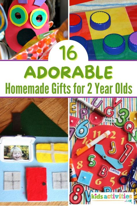 Diy Toys For 2 Year, Homemade Toddler Gifts, Handmade Toddler Gifts, Homemade Gifts For Toddlers, Diy Toddler Gift, Homade Christmas Gifts, Diy Boy Gifts, Diy Girl Gifts, Gifts For Toddlers