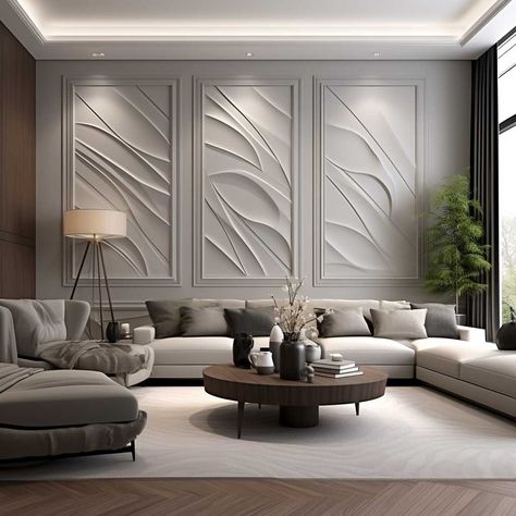 21+ Creative PVC Wall Panel Design Solutions for Elegant Living Rooms • 333+ Images • [ArtFacade] Drawing Room Interior Wall Designs, Sofa Backwall Ideas, Drawing Room Modern Interior Design, Tile Wall In Living Room, Best Wall Design For Living Room, Highlighter Wall Design For Living Room, Sofa Backside Wall Design, Statement Wall Design, Trending Wall Designs