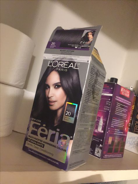 Hair Dye Box, Purple Black Hair, Boxed Hair Color, Box Hair Dye, Happy Birthday Mom Quotes, Box Dye, Black Hair Aesthetic, Color Wonder, Black Hair Dye