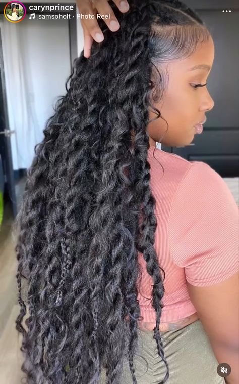 Long Chunky Twists, Ginger Jumbo Twists, Twists Black Women Natural Hair, Jumbo Boho Passion Twists, Jumbo Twists With Curls, Protective Natural Hair Styles For Black Women, Crotchet Braids Styles Hairstyles, Jumbo Braids With Curls, Jumbo Boho Twists