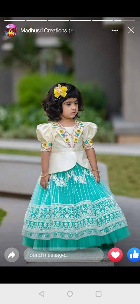 Traditional Baby Dresses, Kids Indian Wear, Kids Dress Boys, Kids Dress Collection, Kids Wear Girls, Kids Blouse Designs, Girls Dresses Sewing