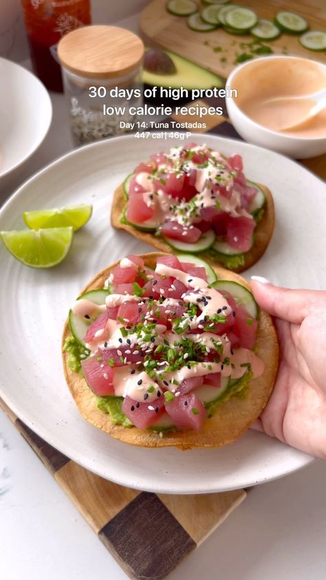 Cooking & Food • Instagram Quick Low Carb Meals, Protein Tortillas, Tuna Tostadas, Low Carb Dishes, Healthy Keto Snacks, Fat Burning Recipes, Easy Keto Snacks, Ketogenic Meals, Carb Dishes