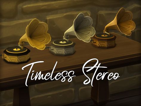 The Sims Resource - Off-the-Grid Compatible Timeless Stereo Modern Clock, Sims Mods, Sims 4 Custom Content, Off The Grid, The Sims Resource, Sims Resource, The Sims 4, The Sims, Sims 4