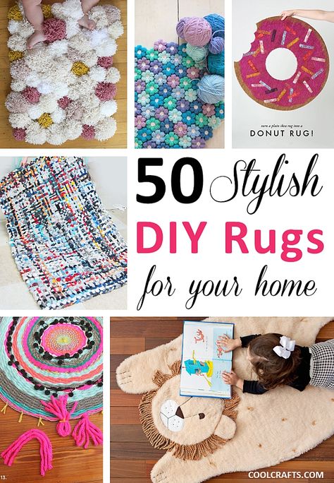 Diy Rug Tutorial, Diy Rugs, Crafting Corner, House Elements, Decorating Crafts, Rug Tutorial, Rug Weaving, Rag Rugs, Do It Yourself Crafts