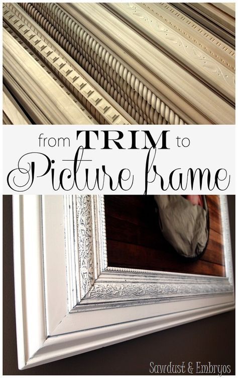 Build your own custom GIANT picture frame using layered trim Pieces! {Sawdust & Embryos} Giant Picture Frame, Floors Laminate, Diy Picture Frames, Bracelets Fashion, Custom Picture Frame, Diy Picture, Hair Spray, Diy Frame, Homemade Christmas