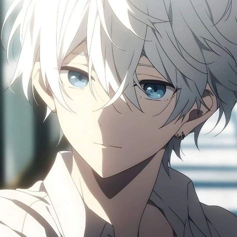 Anime White Hair Boy, Pfp Icons Anime, Darwin's Game, Pelo Anime, Anime Picture Hd, Anime Cover Photo, Wallpaper Animes, Pfp Icons, Cool Anime Guys