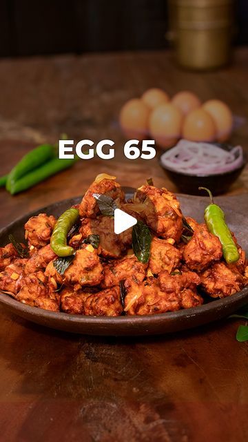 HomeCookingShow on Instagram: "Egg 65 | Anda 65 | Egg White Recipes | Egg Snacks Recipes

#egg65 #eggsnacksrecipes #reels #fbreels #eggrecipes #egg65inhindi #anda65inhindi #eggstarter #एग6रेसिपी #अंडा65 #egg65recipeinhindi #eggwhiterecipes #snacks #egg #anda #eveningsnacks #easyeggrecipes #egg65recipe #eggrecipe #eggfritter #friedegg #egg65pakoda #eggsnacks #streetfood #eggwhite #andarecipes #chilliegg #eggsnacksrecipe #eggpakoda #homecooking

To Make Fried Egg

Boiled Egg - 6 Nos
Chopped Ginger
Chopped Garlic 
Green Chilli - 3 Nos
Onion - 1 No.
Curry Leaves
Coriander Leaves
Salt - 1/2 Tsp
Chilli Powder - 1 Tsp
Turmeric Powder - 1/4 Tsp
Pepper - 1/2 Tsp
Cumin Powder - 1/2 Tsp
Garam Masala - 1/2 Tsp
Besan Flour - 1 Cup

To Make Fried Egg 65

Oil - 3 Tsp
Onion - 1 No.
Chopped Garlic
Green Ch Garlic Butta Eggs Recipe, Indian Egg Recipes, Fried Boiled Eggs Recipe, Egg Recipes Indian, White Recipes, Boiled Egg Recipes, Egg White Recipes, Egg Snacks, Spicy Eggs