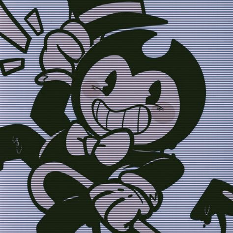 Bendy Pfp Icon, Batim Pfp, Bendy Pfp, Batim Icons, Deal With The Devil, Ink Machine, Bendy And The Ink Machine, First Game, A Cartoon