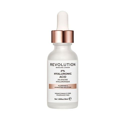 Revolution Skincare 2% Hyaluronic Acid Serum Fine Lines On Forehead, Lines On Forehead, Under Eye Serum, Retinol And Niacinamide, Revolution Skincare, Tinola, Revolution Makeup, Makeup Revolution London, Skincare Wishlist