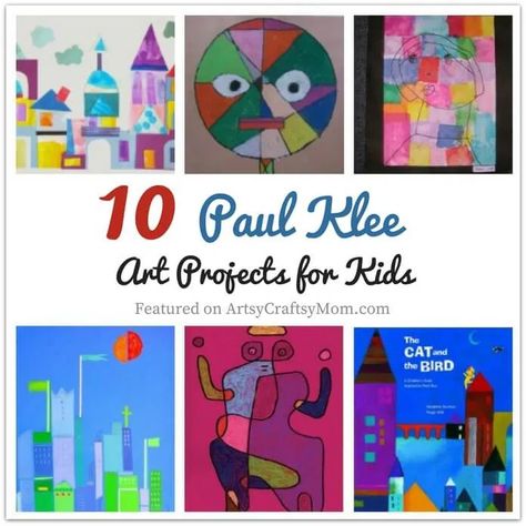 Paul Klee was different from other artists, his sarcastic wit being one difference! Learn more about this artist with 10 Paul Klee Art Projects for Kids. Paul Klee Art Projects, Famous Artists For Kids, Klee Art, Paul Klee Paintings, Famous Art Paintings, Paul Klee Art, Montessori Art, Artist Project, Art Projects For Kids