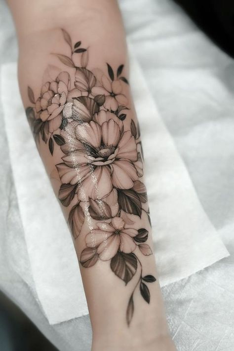 tattoo ideas unique
tattoo ideas inspirational
tattoo ideas sleeve
tattoo ideas arm
tattoo ideas Realistic Peonies Tattoo, Feminine Half Sleeve Tattoo, Sleeve Tattoo Designs, Realistic Flower Tattoo, Spinal Tattoo, Feminine Tattoo Sleeves, Soul Tattoo, Special Tattoos, Manga Tattoo