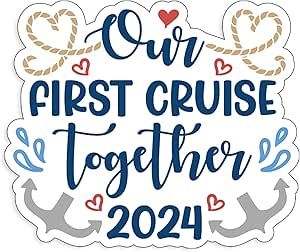 Our First Cruise Together 2024 Colorful Cruise Magnet for Magnetic Cruise Doors 8" x 7" (Colored) Colored Refrigerator, Cruise Doors, First Cruise, Cruise Door, Scrapbook Ideas, Refrigerator Magnets, Refrigerator, Free Delivery, Magnets