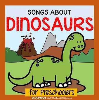 Dinosaurs For Preschool, Dinosaur Games Preschool, Dinosaur Songs For Preschool, Dinosaur Rhymes, Rhyming Kindergarten, Dinosaur Crafts Kids, Dinosaur Songs, Early Preschool, Dinosaur Theme Preschool