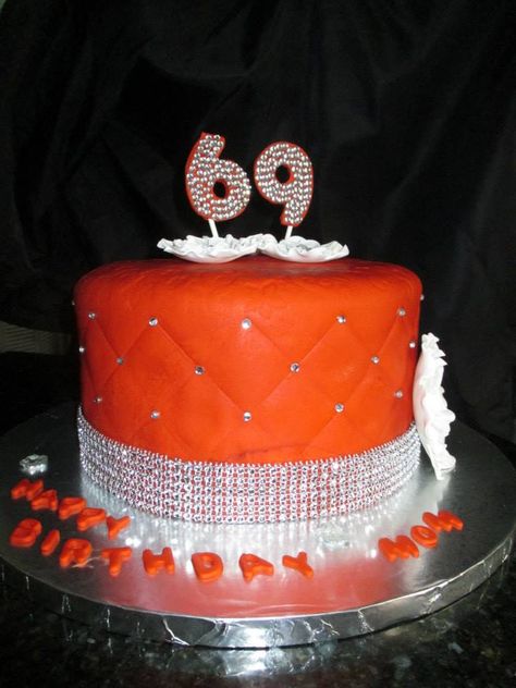 Our 69th Bling Bling Birthday Cake 67th Birthday Cake, 69th Birthday Cake, Happy 57th Birthday Cake, Bling Birthday Cake, Bday Surprise, 69th Birthday, Aung San, Lemon Cake Easy, Birthday Cake Ideas