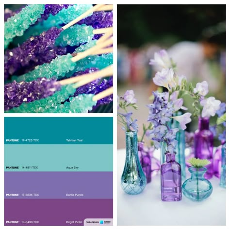 Top 10 Teal Wedding Color Combination Ideas Peacock Wedding Theme Color Schemes, Teal And Lilac Wedding, Plum And Teal Wedding, Lavender And Teal Wedding, Purple And Turquoise Wedding Ideas, Teal Wedding Centerpieces, Teal Wedding Decorations, Purple Teal Wedding, Teal Centerpieces