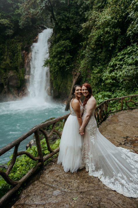 Rainforest Wedding, Costa Rica Elopement, Costa Rica Wedding Venues, Hoh Rainforest Washington Wedding, Wedding In Costa Rica, Elopement In Costa Rica, Waterfall Backdrop, Hawaii Adventures, Hawaii Elopement