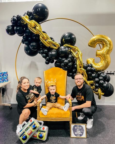 Our oldest turns ✨5✨ years old today! We are gearing up for his Mario party this weekend, but here’s a look back at his “Ain’t nothin’ but a 3 thang” birthday party! Hands down still one of my favorite themes ever! 😎✨ Everyone say Happy birthday Jonah! 🥳 Cookies courtesy of @laurenashcookies ✨ Aint Nuthin But A Three Thang, 3 Thang Birthday, Lil Rob, Balloons Decorations, Mario Party, Balloon Decorations, 3rd Birthday, This Weekend, Mario