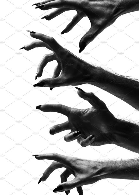 Monster Hand Reference, Hands Creepy, Demon Hands, Evil Hands, Hand Monster, Halloween Hands, Creepy Hands, Monster Aesthetic, Creepy Hand