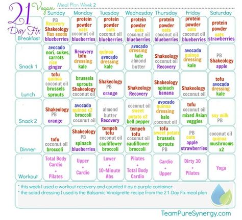 Week 2 vegan 21-Day Fix meal plan  #vegan #21dayfix 21 Day Fix Vegan, 21 Day Fix Vegetarian, 21 Day Fix Menu, Vegan For A Week, Vegan Plan, Beachbody 21 Day Fix, 21 Day Fix Diet, 21 Day Fix Meal Plan, Best Smoothie