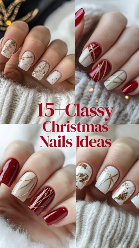 Trendy Nails For Christmas, Nails For Xmas Holidays, Nail Art For Holidays, Trendy Nails Christmas 2024, Christmas Nail Elegant, Christmas Manicure Ideas Elegant, Xmas 2024 Nails, Manicure Ideas For Christmas, Christmas Nail Designs Classy