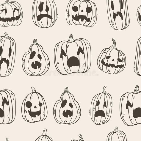 Pumpkin Faces Drawing, Pumpkin Face Tattoo, Halloween Pumpkin Drawing Easy, Spooky Pumpkin Drawing, Halloween Line Art Tattoo, Pumpkin Head Drawing, Halloween Line Drawings, Halloween Line Art, Drawn Pumpkin Faces