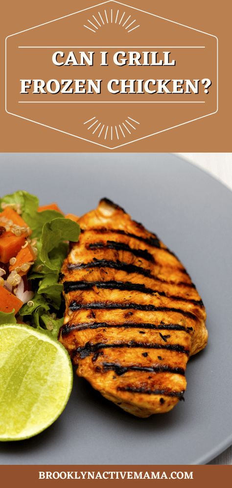 Grilling Frozen Chicken, Cooking Frozen Chicken Breast, Grilled Chicken Breast Recipes, Grilled Chicken Recipes Easy, Frozen Chicken Recipes, Cooking Frozen Chicken, Ways To Cook Chicken, Easy Grilled Chicken, Cook Chicken