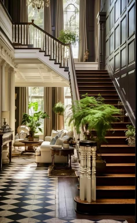 Brownstone Homes Interior, Moody Home Exterior, Henley Homes, Nyc Brownstone, Brownstone Interiors, Brownstone Homes, Stairs To Heaven, Victorian Modern, Luxury Exterior