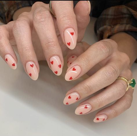 Heart Nail Designs, February Nails, Nail Designs Valentines, Bad Romance, Easter Nails, January 23, Minimalist Nails, Heart Nails, Dream Nails