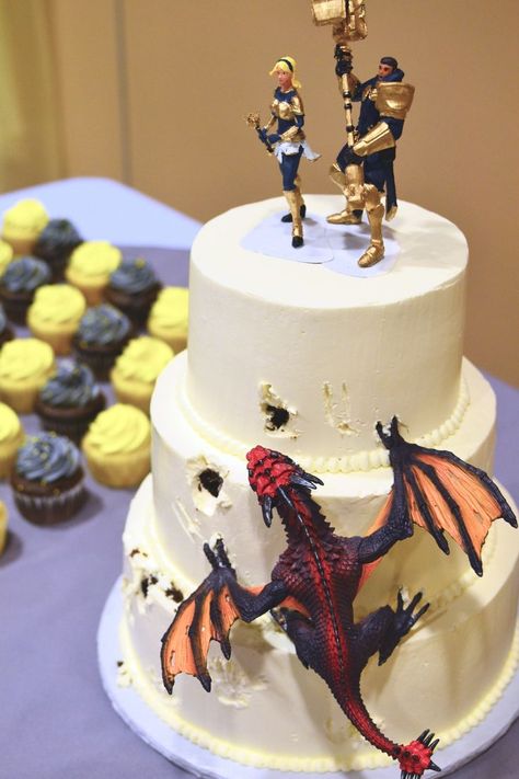 Dnd Wedding Cake, Grooms Cake, Mr And Mrs, Pretty Dresses, Wedding Cake, Wedding Inspo, Wedding Cakes, Wedding Decorations, Cake