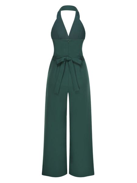 30-70% OFF✓ Fast Shipping✓Embrace vintage elegance with the 1930s Solid Button Halter Lapel Jumpsuit. Its sophisticated design and classic silhouette make it perfect for any event. Vintage Elegance, Sophisticated Design, Classic Silhouette, Holiday Dresses, Ankle Length, Jumpsuits For Women, Jumpsuit, Dresses, Color