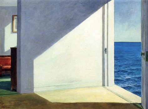 Edward Hopper Rooms by the Sea.1951 Edward Hopper Paintings, Hopper Art, Marine Art, Edward Hopper, Daily Painting, Oil Painting Reproductions, Painting Reproductions, Art Moderne, By The Sea