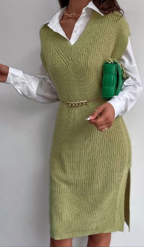 Wonder Whip, Sleeveless Sweater Dress, Women Blouses Fashion, Crochet Summer Tops, Crochet Summer, Sweater Dress Women, Plus Size Fashion For Women, Knit Outfit, Sleeveless Sweater