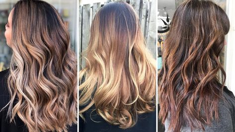 Iced Caramel Latte Hair: The Latest Bronde Hair Trend That's Totally Wearable Iced Caramel Latte Hair Color, Caramel Latte Hair, Ocean Blue Hair, Latte Hair Color, Latte Hair, Iced Caramel Latte, Salon Gold, Full Balayage, Mobile Hairdresser