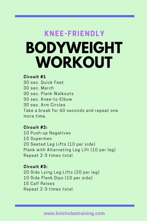 Bad Knee Workout, Sore Knees, 60 Year Old Woman, Back To The Gym, Bad Knees, Cardio Workout At Home, Knee Exercises, Circuit Workout, Old Woman