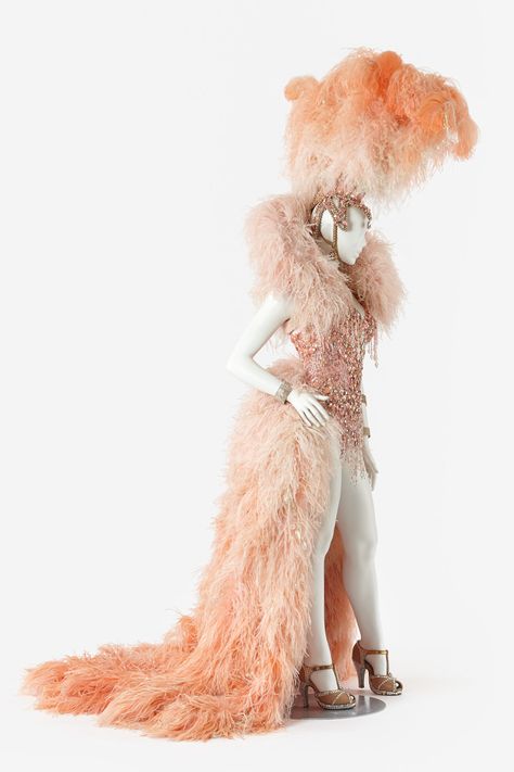 This is probably as close as you're ever going to get to our Kylie Burlesque Fashion, Gaultier Dress, Jean Paul Gaultier Dress, Showgirl Costume, Vegas Showgirl, Ballet Russe, Burlesque Costumes, Burlesque Costume, Stage Costume