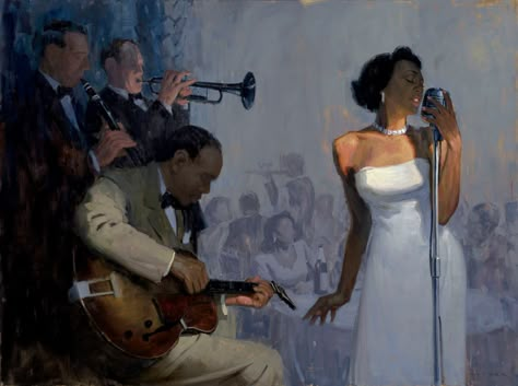 Eric Bowman, Arte Jazz, Jazz Art, 강아지 그림, Afrocentric Art, Ap Art, Ethereal Art, Pretty Art, Aesthetic Art