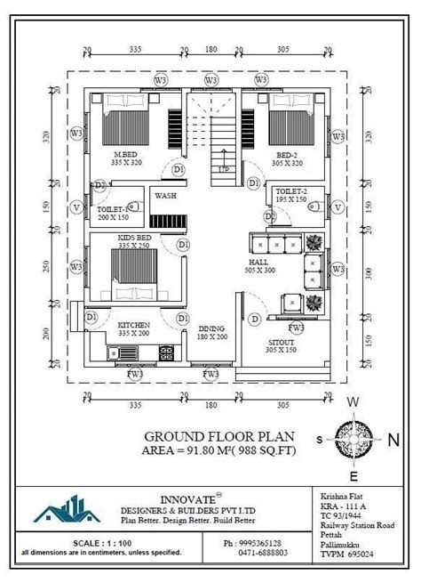 Latest Model Budget 3 Bedroom Home Plan In Kerala 2018, 3 Low Cost House Plans, 30x50 House Plans, Budget House Plans, 20x40 House Plans, 30x40 House Plans, 2bhk House Plan, Three Bedroom House Plan, Kerala House, Indian House Plans