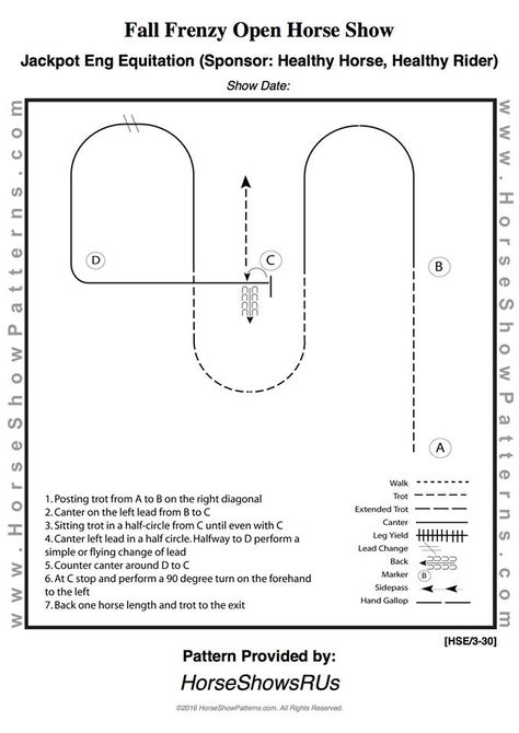 English Equitation Pattern English Equitation Patterns, Horse Desensitizing, Equitation Patterns, Horsemanship Patterns, Hunt Seat Equitation, Riding Exercises, Ranch Riding, Hunt Seat, Western Pleasure Horses