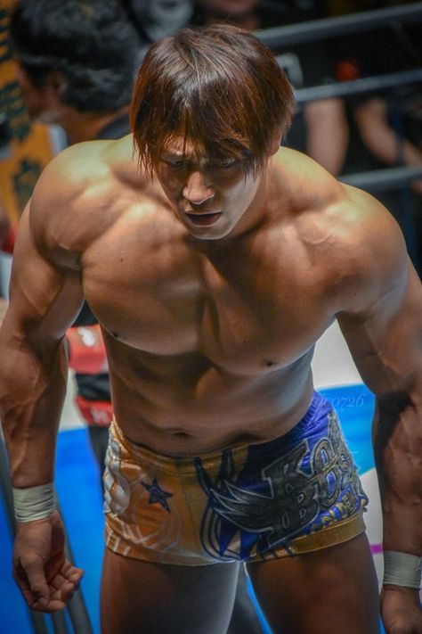 Kota Ibushi Muscular Male Poses, Muscular Man Pose Reference, Muscular Men Reference Drawing, Men Anatomy Drawing, Muscular Man Reference, Buff Man Drawing Reference, Reference Drawing Pose Male, Man Pose Reference, Shirtless Man Pose