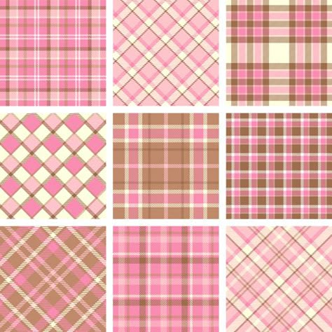 Clothing Fabric Patterns, Printable Paper Patterns, Patterns Fabric, Pink And Brown, Plaid Fabric, Art Clipart, Fabric Pattern, Pink Plaid, Printable Paper