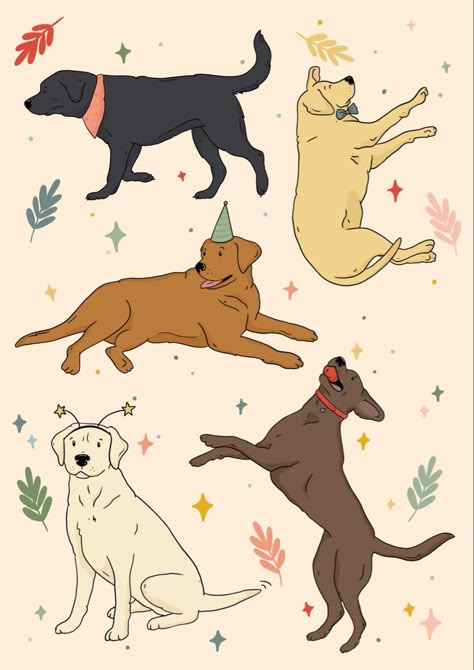 Cute labrador drawing Lab Illustration Dog, Labrador Illustration Drawing, Labrador Doodle Drawing, Labrador Illustration Cartoon, Labrador Embroidery Patterns, Cute Labrador Drawing, Labrador Drawing Cartoon, Dog Drawing Labrador, Labrador Drawing Simple