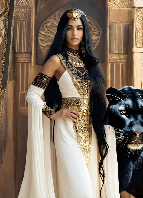 Sagala Gowns, Glamor Hairstyles, Egyptian Dress Goddesses, Egyptian Women Modern, Modern Egyptian Fashion, Egyptian Goddess Dress, Ancient Egyptian Dress, Egypt Dress, Profile Unique