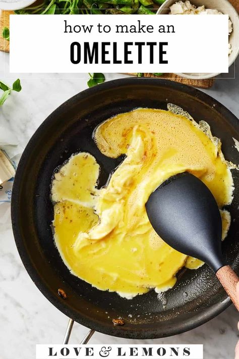 How to Make An Omelette Recipe - Love and Lemons Egg Omelette Recipe, Easy Meal Prep Breakfast, Quick And Easy Meal Prep, Lemons Recipes, Omelette Recipe Easy, Thomas Moore, Spring Produce, Prep Breakfast, Omelette Recipe